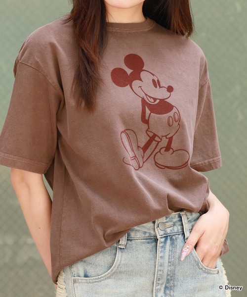 GOOD ROCK SPEED(グッドロックスピード)の「GOOD ROCK SPEED/グッドロックスピード / MICKEY MOUSE / Tshirts Tシャツ(Tシャツ/カットソー・メンズ・チャコール/ブラウン・L/M/S)」の8枚目の写真