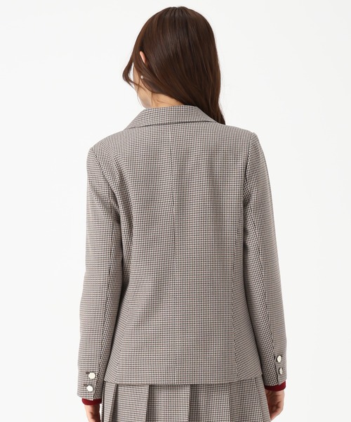 MISCH MASCH（ミッシュマッシュ）の「ダブルテーラードジャケット（テーラードジャケット・レディース・ブラウン/ブラウン系/グレー・S/M）」の16枚目の写真