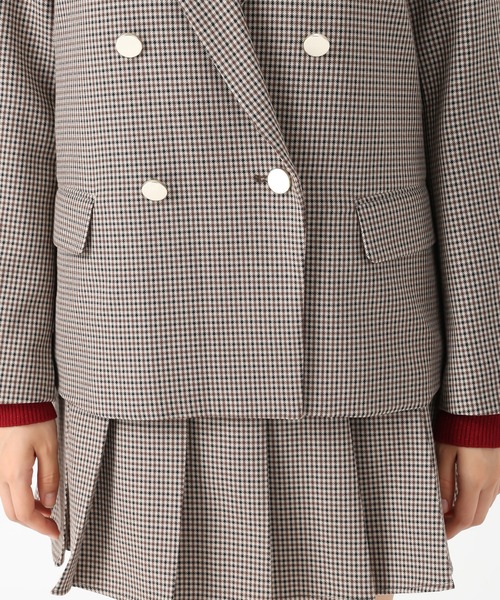MISCH MASCH（ミッシュマッシュ）の「ダブルテーラードジャケット（テーラードジャケット・レディース・ブラウン/ブラウン系/グレー・S/M）」の21枚目の写真