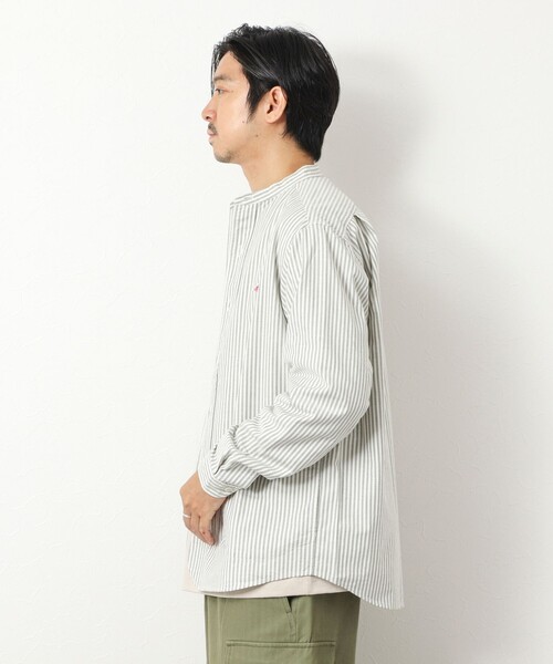 DANTON(ダントン)の「【DANTON/ダントン】DT-B0280 OXP BAND COLLAR SHIRT 25AW(シャツ/ブラウス・メンズ・ブルー系その他/グリーン系その他/ブラック系その他・38/40/42/44)」の17枚目の写真