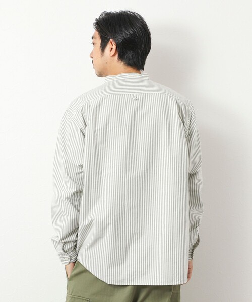 DANTON(ダントン)の「【DANTON/ダントン】DT-B0280 OXP BAND COLLAR SHIRT 25AW(シャツ/ブラウス・メンズ・ブルー系その他/グリーン系その他/ブラック系その他・38/40/42/44)」の18枚目の写真