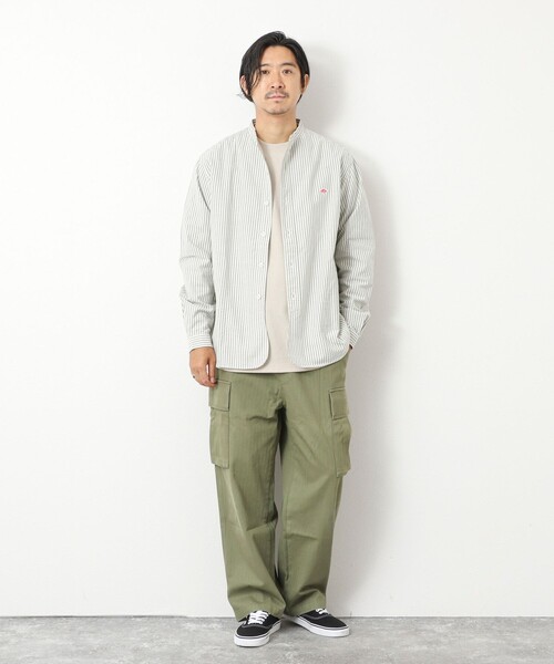DANTON(ダントン)の「【DANTON/ダントン】DT-B0280 OXP BAND COLLAR SHIRT 25AW(シャツ/ブラウス・メンズ・ブルー系その他/グリーン系その他/ブラック系その他・38/40/42/44)」の20枚目の写真