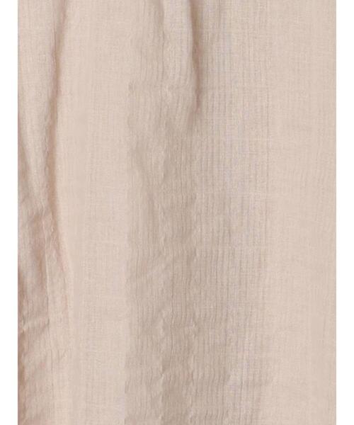 Samansa Mos2（サマンサ モスモス）の「ドビーストライプレースブラウス（シャツ/ブラウス・レディース・ベージュ/ブラック/オフホワイト・F）」の10枚目の写真