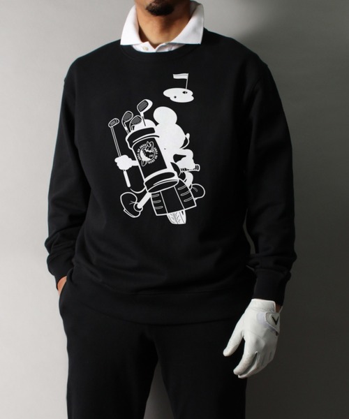 LIBERTY CITY（リバティシティ）の「【LIBERTY CITY/リバティーシティ】 [THE BIKER] ライト・スウェット・クルーネック（スウェット・メンズ・ブラック/ホワイト・2/1/4/3）」の2枚目の写真