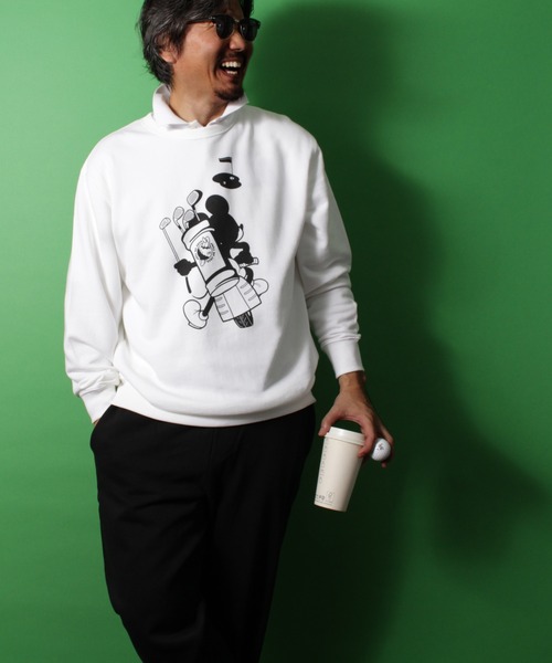 LIBERTY CITY（リバティシティ）の「【LIBERTY CITY/リバティーシティ】 [THE BIKER] ライト・スウェット・クルーネック（スウェット・メンズ・ブラック/ホワイト・2/1/4/3）」の9枚目の写真