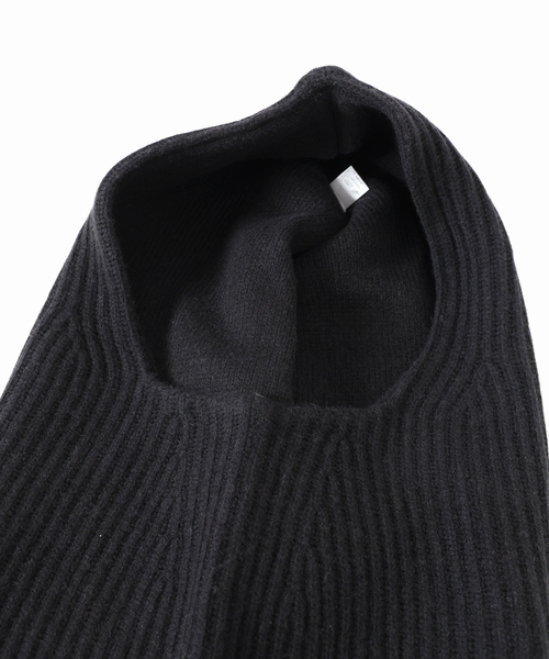 JOURNAL STANDARD relume(ジャーナルスタンダード レリューム)の「ハミルトン ウール ガーター バラクラバ(ニットキャップ/ビーニー・メンズ・パープル/グレー/ブラック系その他・FREE)」の14枚目の写真