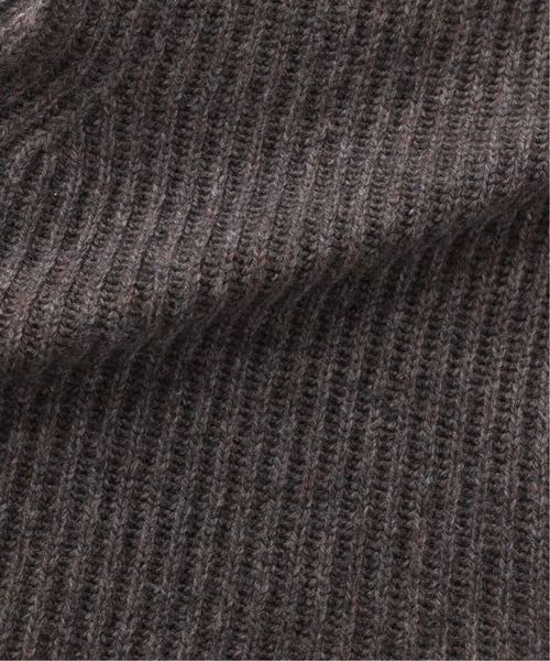 JOURNAL STANDARD relume(ジャーナルスタンダード レリューム)の「ハミルトン ウール ガーター バラクラバ(ニットキャップ/ビーニー・メンズ・パープル/グレー/ブラック系その他・FREE)」の18枚目の写真