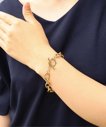 ieLS（イエルズ）の「金属アレルギー対応「ieLS」ステンレス　スムースマンテル ブレスレット（ブレスレット）」