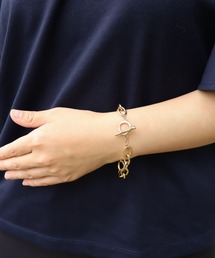ieLS（イエルズ）の「金属アレルギー対応「ieLS」ステンレス　スムースマンテル ブレスレット（ブレスレット）」