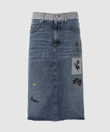 MARNI｜マルニのスカート（ブルー・ネイビー/青色系・台形）通販