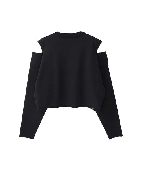 HYSTERIC GLAMOUR（ヒステリックグラマー）の「NO RULES ショート丈スウェット（スウェット・レディース・カーキ/ブラック/ブラウン・FREE）」の8枚目の写真