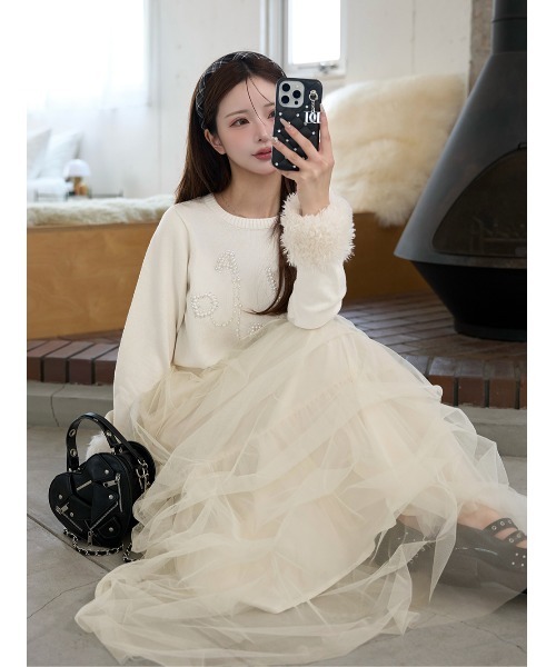 DARICH ロゴパール ニット トップス DARICHロゴパールニットトップス（ニット/セーター）｜Darich