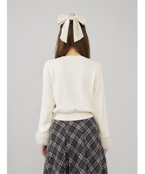 Darich トップス ダーリッチ Darich DDロゴバイカラーニットトップス （ベージュ