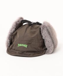 THRASHER | THRASHER/スラッシャー キッズ キャップ 帽子 パイロットキャップ トラッパー 撥水 25TH-C52K(キャップ)