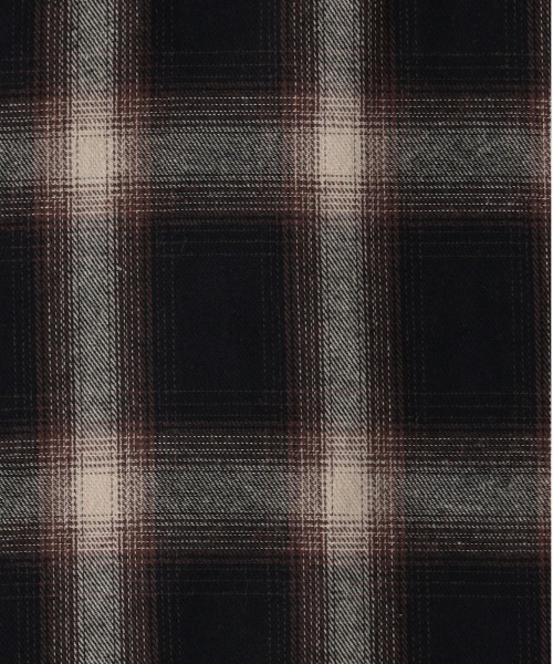 Right-on（ライトオン）の「【Refurbish】オンブレチェックシャツ（シャツ/ブラウス・キッズ・ベージュ/ブラック・130/160/140/150）」の6枚目の写真