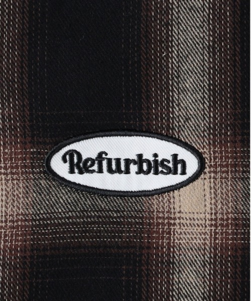 Right-on（ライトオン）の「【Refurbish】オンブレチェックシャツ（シャツ/ブラウス・キッズ・ベージュ/ブラック・130/160/140/150）」の8枚目の写真