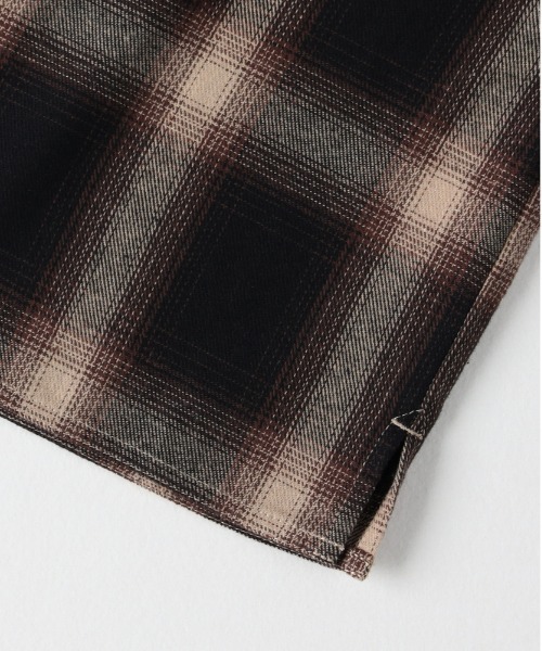 Right-on（ライトオン）の「【Refurbish】オンブレチェックシャツ（シャツ/ブラウス・キッズ・ベージュ/ブラック・130/160/140/150）」の11枚目の写真