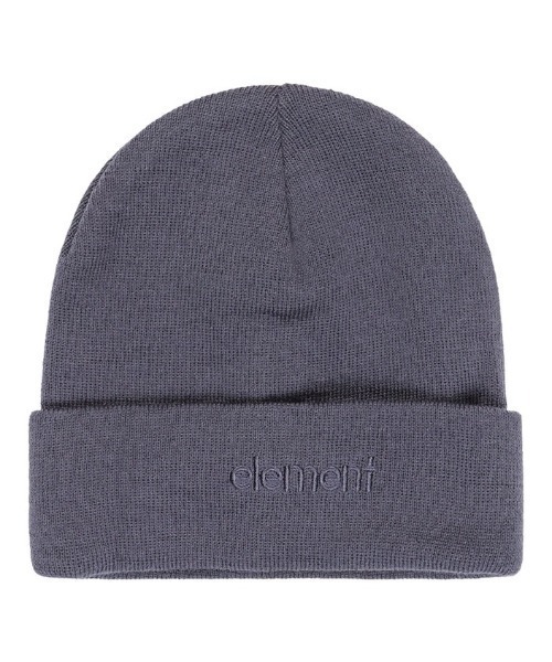 ELEMENT(エレメント)の「ELEMENT/エレメント ビーニー MID LOWCASE BEANIE BF022-991(ニットキャップ/ビーニー・メンズ・グレイッシュブルー/スミクロ/グリーン・FREE)」の3枚目の写真