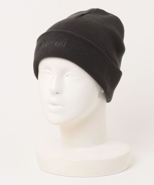 ELEMENT(エレメント)の「ELEMENT/エレメント ビーニー MID LOWCASE BEANIE BF022-991(ニットキャップ/ビーニー・メンズ・グレイッシュブルー/スミクロ/グリーン・FREE)」の8枚目の写真