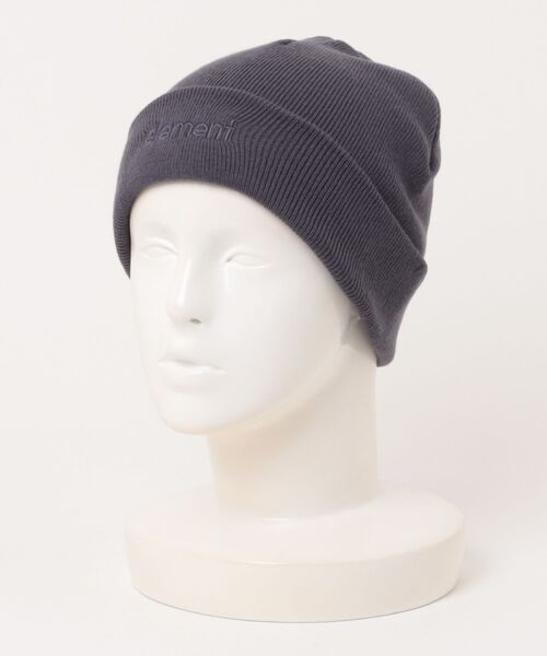 ELEMENT(エレメント)の「ELEMENT/エレメント ビーニー MID LOWCASE BEANIE BF022-991(ニットキャップ/ビーニー・メンズ・グレイッシュブルー/スミクロ/グリーン・FREE)」の10枚目の写真