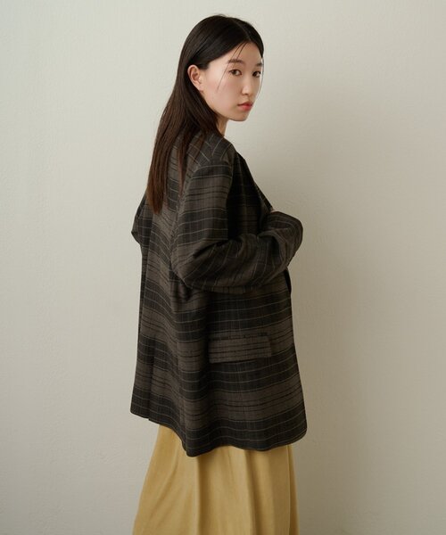 Omekashi（オメカシ）の「フリルキャミワンピース（ワンピース・レディース・ベージュ/ブラウン/オフホワイト・36/38）」の13枚目の写真