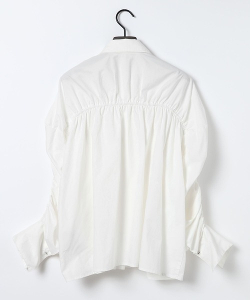 JEANASIS(ジーナシス)の「【eL】Shirring Gather Shirt/577377(シャツ/ブラウス・レディース・ホワイト/ブラック・FREE)」の21枚目の写真