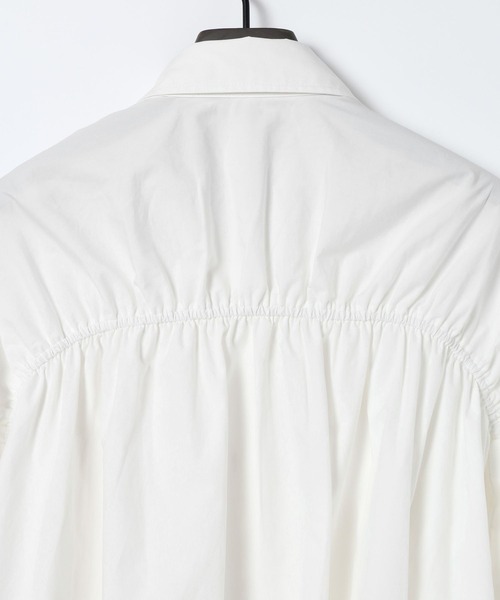 JEANASIS(ジーナシス)の「【eL】Shirring Gather Shirt/577377(シャツ/ブラウス・レディース・ホワイト/ブラック・FREE)」の16枚目の写真