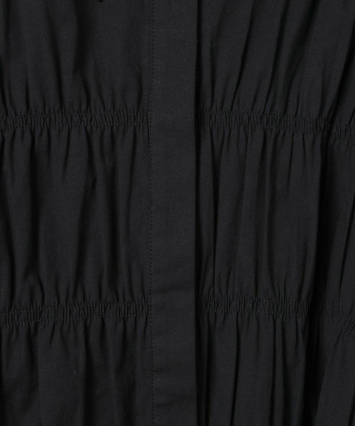 JEANASIS(ジーナシス)の「【eL】Shirring Gather Shirt/577377(シャツ/ブラウス・レディース・ホワイト/ブラック・FREE)」の13枚目の写真