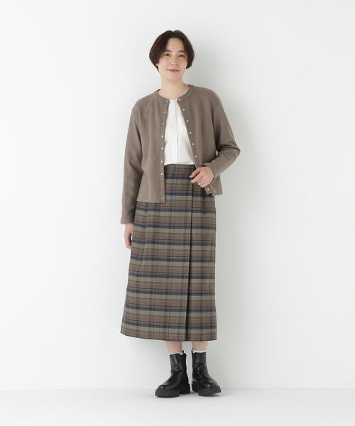 ◇先染めチェックキルト風スカート（スカート）｜human woman