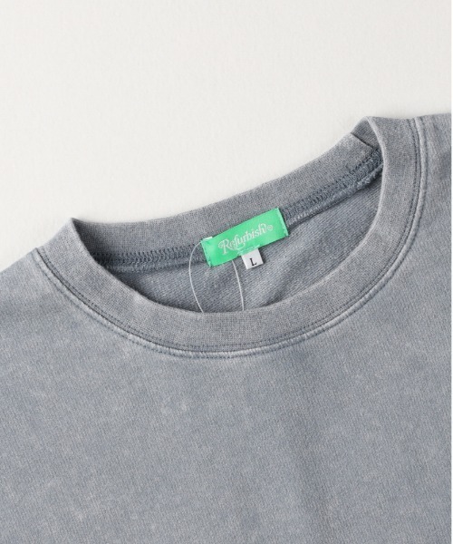 Right-on(ライトオン)の「Refurbish(リファービッシュ)【メンズ】スノーウォッシュフェイクレイヤードロングスリーブTシャツ(Tシャツ/カットソー・メンズ・サックスブルー/オリーブ/ブラック・M/L/XL)」の10枚目の写真