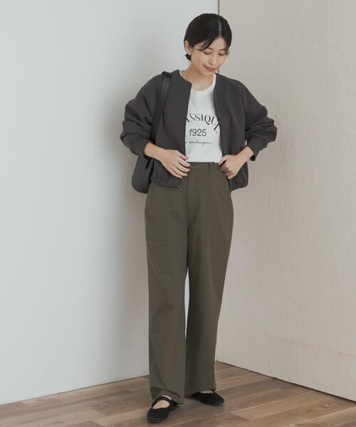 URBAN RESEARCH DOORS（アーバンリサーチドアーズ）の「ダンボールZIPカーディガン（カーディガン/ボレロ・レディース・チャコールグレー/ブラック/ゴールド・MEDIUM）」の17枚目の写真