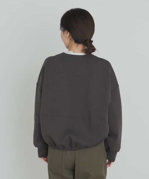 URBAN RESEARCH DOORS（アーバンリサーチドアーズ）の「ダンボールZIPカーディガン（カーディガン/ボレロ・レディース・チャコールグレー/ブラック/ゴールド・MEDIUM）」の21枚目の写真