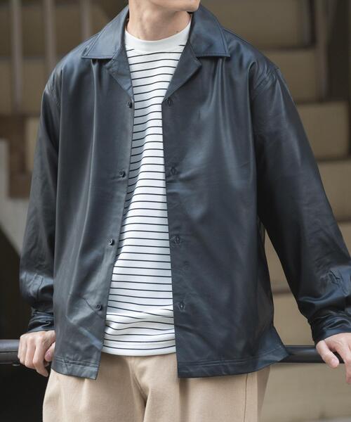 美品✨THE ROW Frannie Shirts オーバー シャツジャケット セール】F.L. Open Collar Shirts（シャツ/ブラウス）｜ITEMS