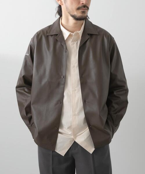 ITEMS URBANRESEARCH(アイテムズ アーバンリサーチ)の「F.L. Open Collar Shirts(シャツ/ブラウス・メンズ・ブラウン/ブラック・MEDIUM/LARGE)」の12枚目の写真