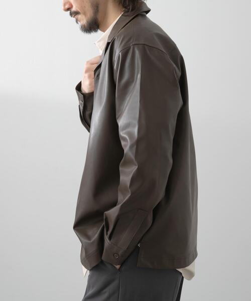 ITEMS URBANRESEARCH(アイテムズ アーバンリサーチ)の「F.L. Open Collar Shirts(シャツ/ブラウス・メンズ・ブラウン/ブラック・MEDIUM/LARGE)」の11枚目の写真