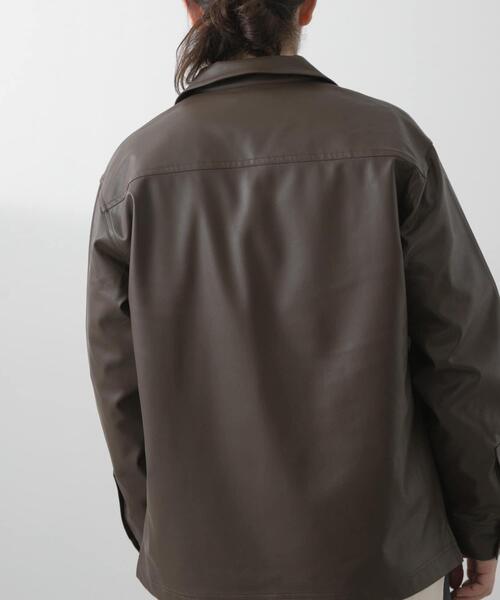 ITEMS URBANRESEARCH(アイテムズ アーバンリサーチ)の「F.L. Open Collar Shirts(シャツ/ブラウス・メンズ・ブラウン/ブラック・MEDIUM/LARGE)」の10枚目の写真