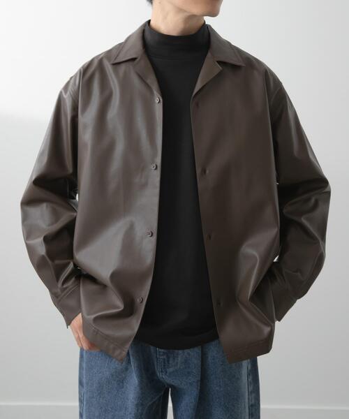 ITEMS URBANRESEARCH(アイテムズ アーバンリサーチ)の「F.L. Open Collar Shirts(シャツ/ブラウス・メンズ・ブラウン/ブラック・MEDIUM/LARGE)」の7枚目の写真