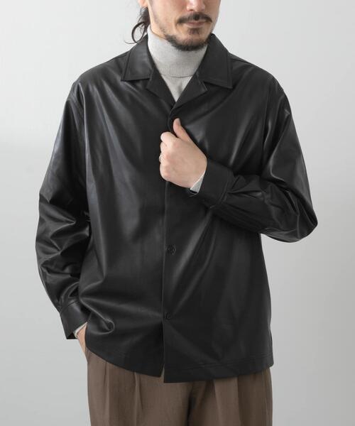 ITEMS URBANRESEARCH(アイテムズ アーバンリサーチ)の「F.L. Open Collar Shirts(シャツ/ブラウス・メンズ・ブラウン/ブラック・MEDIUM/LARGE)」の16枚目の写真