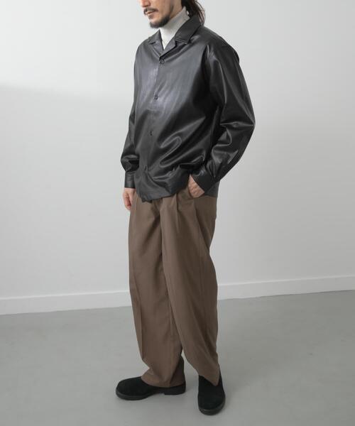 ITEMS URBANRESEARCH(アイテムズ アーバンリサーチ)の「F.L. Open Collar Shirts(シャツ/ブラウス・メンズ・ブラウン/ブラック・MEDIUM/LARGE)」の20枚目の写真