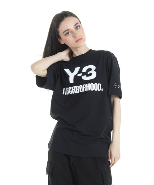 Y-3(ワイスリー)の「Y-3 NBHD LOGO TEE(Tシャツ/カットソー・メンズ・ブラック・LARGE/MEDIUM/SMALL/X-SMALL/XX-SMALL/XX-LARGE/X-LARGE)」の9枚目の写真