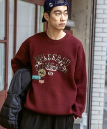 niko and... | クラフトロゴニットプルオーバー(ニット/セーター)