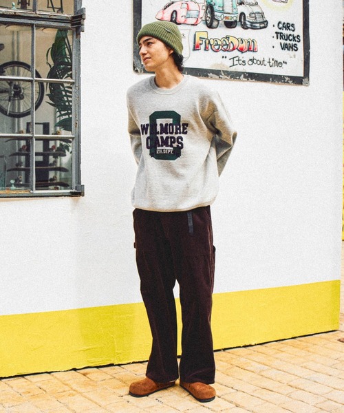 クラフトロゴニットプルオーバー（ニット/セーター）｜niko and