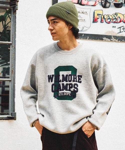 niko and...（ニコアンド）の「クラフトロゴニットプルオーバー（ニット/セーター・メンズ・ボルドー/ライトグレー/チャコール/ネイビー・LARGE/MEDIUM）」の8枚目の写真