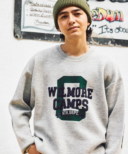 niko and...（ニコアンド）の「クラフトロゴニットプルオーバー（ニット/セーター・メンズ・ボルドー/ライトグレー/チャコール/ネイビー・LARGE/MEDIUM）」の10枚目の写真