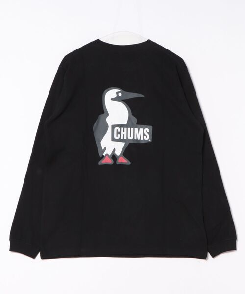 CHUMS（チャムス）の「CHUMS/チャムス ロンT/長袖Ｔシャツ バックプリント CH01-2668（Tシャツ/カットソー・メンズ・ホワイト/マルチ/ブラック・M/L/XL/2XL）」の10枚目の写真