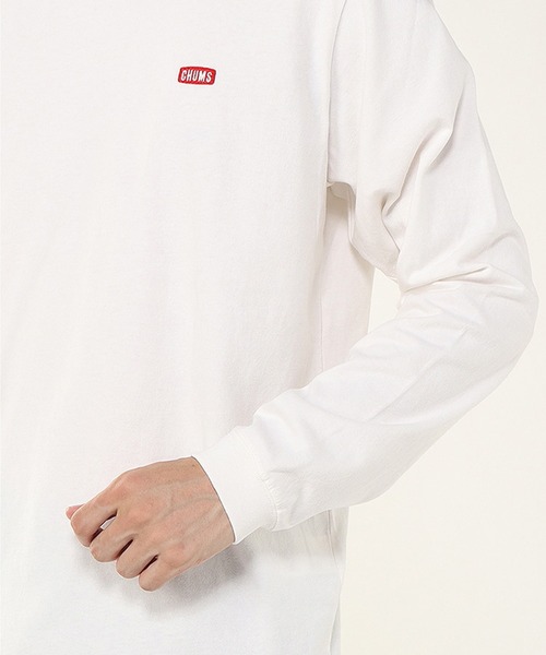 CHUMS（チャムス）の「CHUMS/チャムス ロンT/長袖Ｔシャツ バックプリント CH01-2668（Tシャツ/カットソー・メンズ・ホワイト/マルチ/ブラック・M/L/XL/2XL）」の5枚目の写真