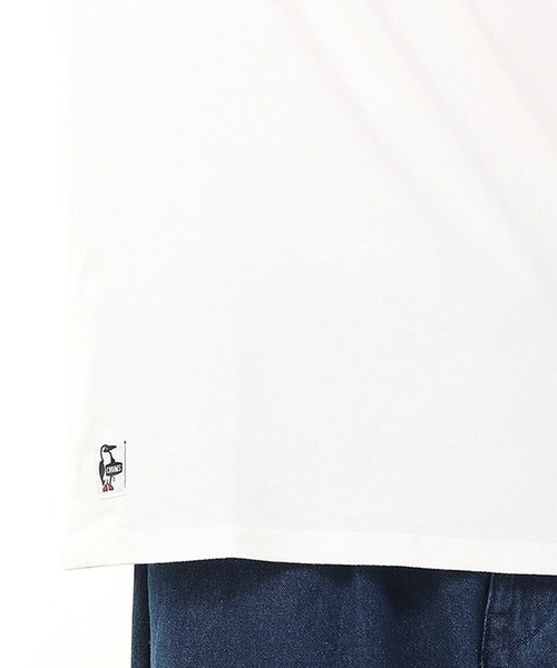 CHUMS（チャムス）の「CHUMS/チャムス ロンT/長袖Ｔシャツ バックプリント CH01-2668（Tシャツ/カットソー・メンズ・ホワイト/マルチ/ブラック・M/L/XL/2XL）」の6枚目の写真