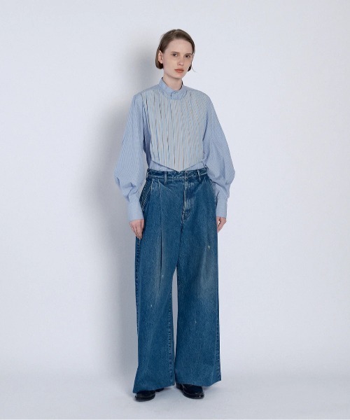 TANAKA（タナカ）の「DRESS SHIRT（シャツ/ブラウス・メンズ・ブルー系その他・S/M）」の2枚目の写真