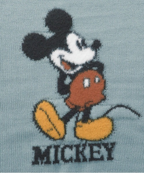 Disney（ディズニー）の「『DISNEY/ディズニー』ループ刺繍&シャギージャガードニット（ニット/セーター・レディース・サックスブルー/グレイッシュベージュ/ネイビー/オフホワイト・L/LL/M）」の20枚目の写真