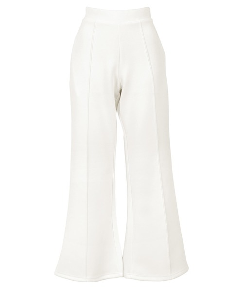 KOBE LETTUCE（コウベレタス）の「[ Yuumiさんコラボ ] ダンボールフレアスウェットパンツ（スウェットパンツ・レディース・オフホワイト/グレイッシュベージュ/ブラック/ネイビー・M-Short/M-Long）」の20枚目の写真